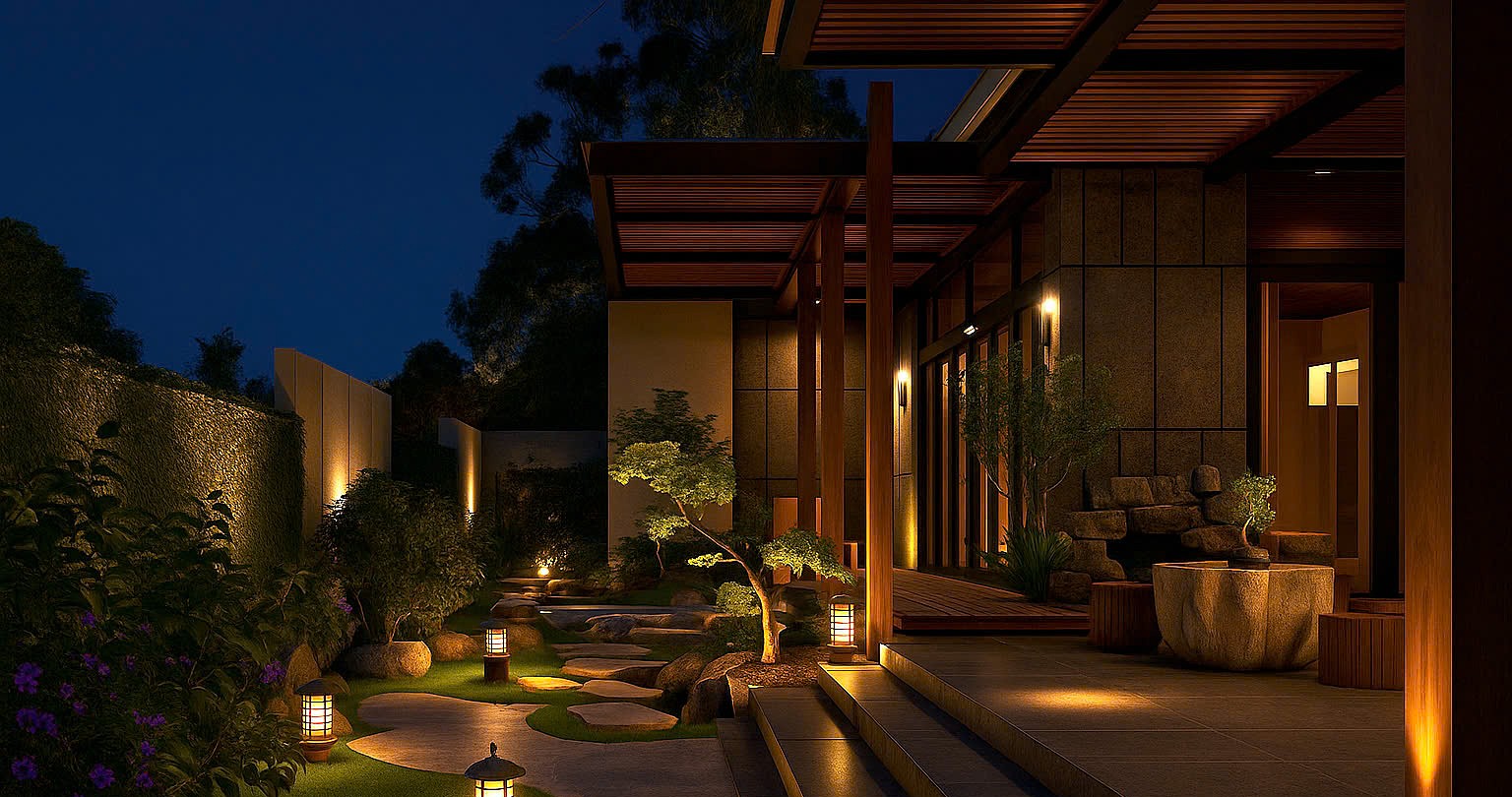 Mẫu biệt thự Courtyard