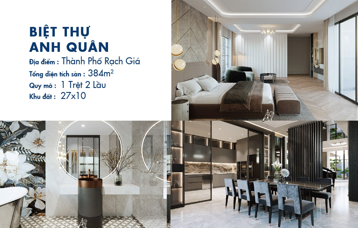 Biệt thự anh Quân Rạch Giá