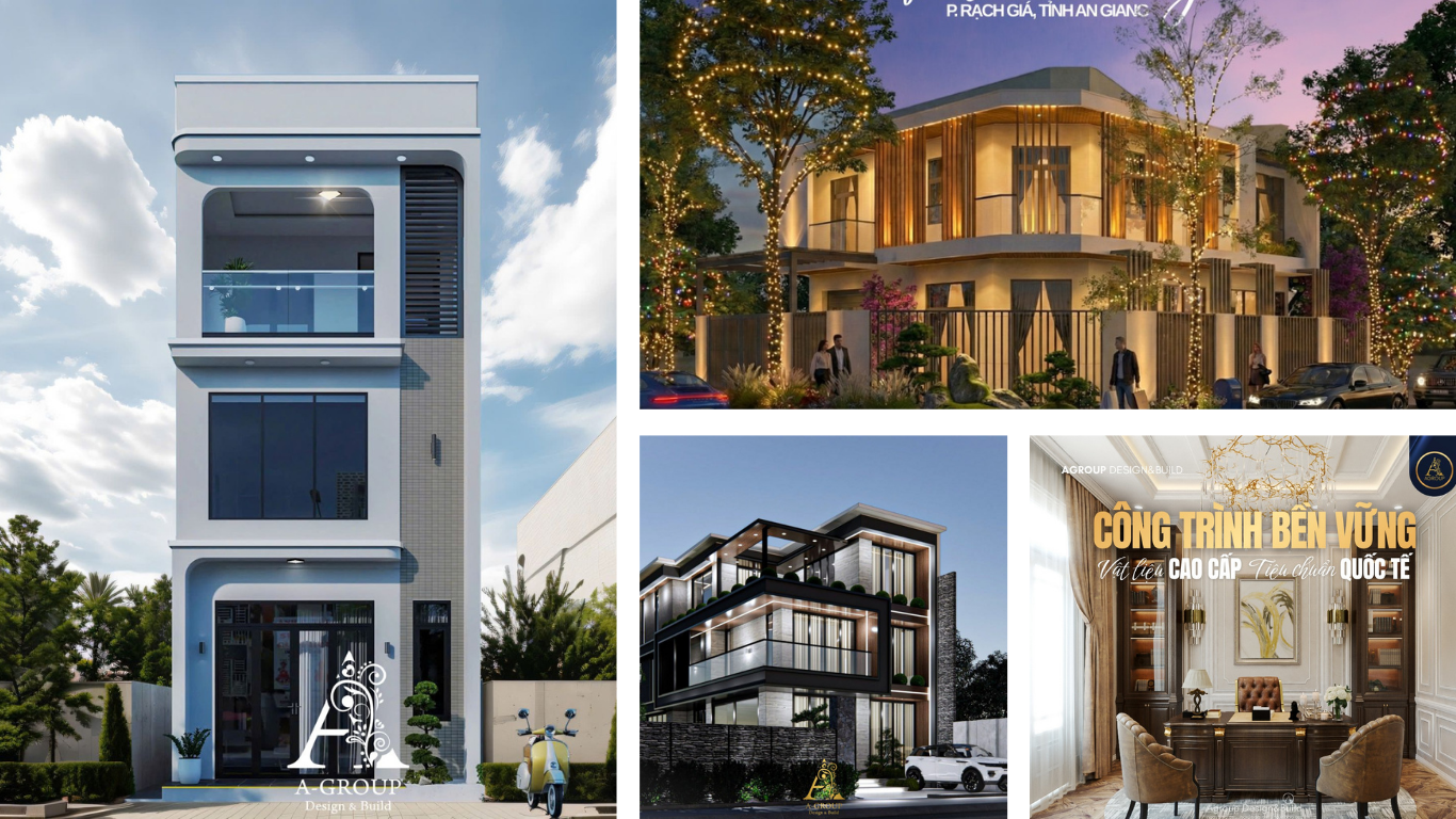 Công trình nhà ở hiện đại tại Kiên Giang.