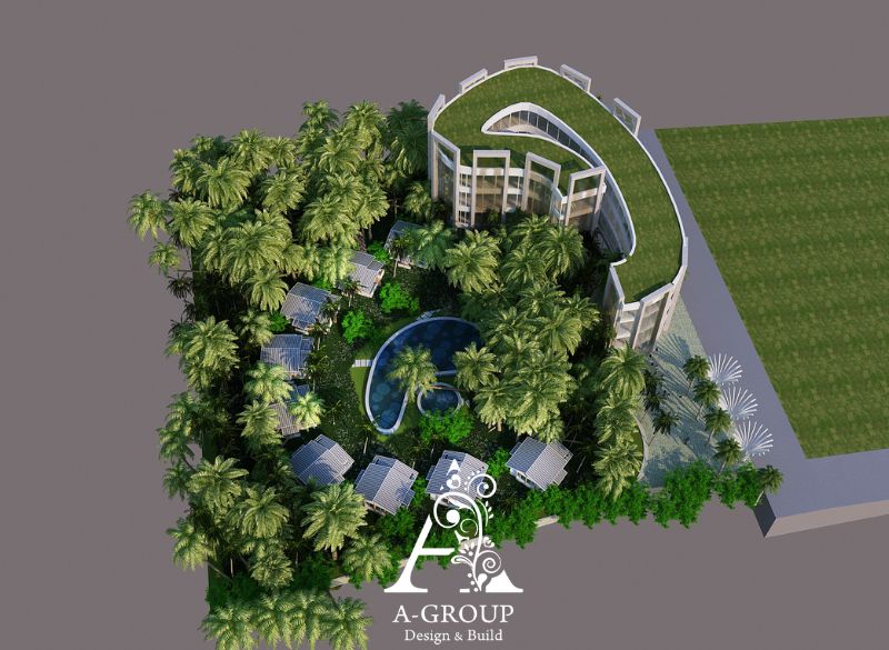 Thi công nội thất Kiên Giang cho khu du lịch Phú Quốc