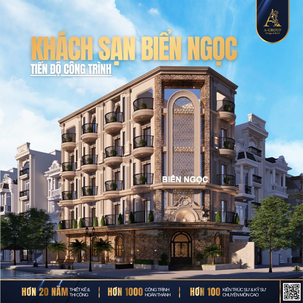 Thiết kế thi công khách sạn tại Kiên Giang
